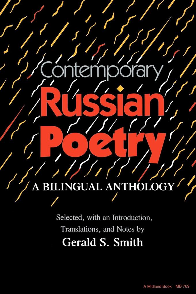 Contemporary Russian Poetry: A Bilingual Anthology als Taschenbuch