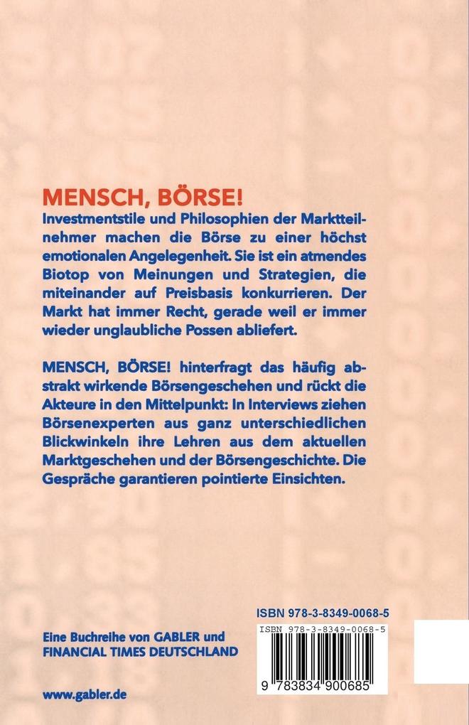 Weitere Ansicht: Mensch, Börse! | Markus Zydra