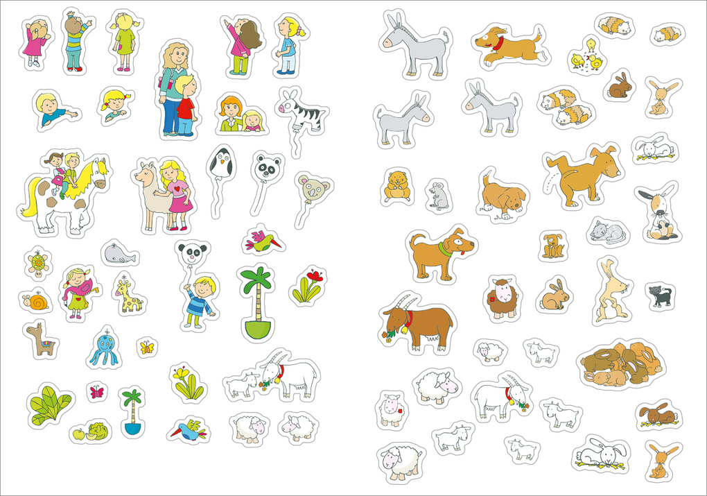Weitere Ansicht: Großes Sticker-Buch Zoo