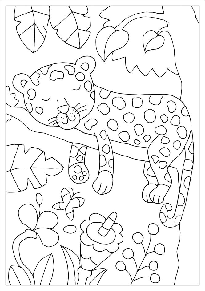 Weitere Ansicht: Erster Malblock. Wilde Tiere