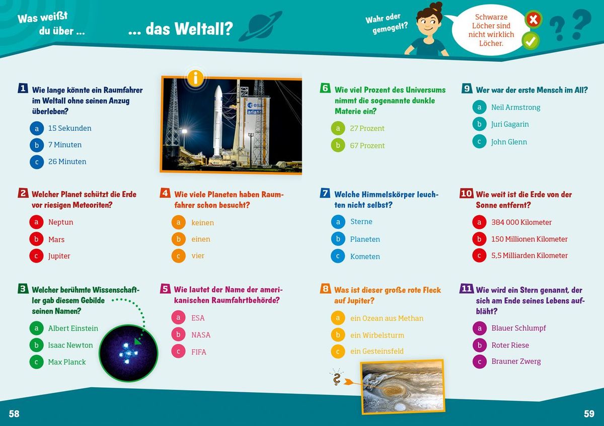 Weitere Ansicht: BOOKii® WAS IST WAS Das geniale Quiz!? | Carolin Langbein