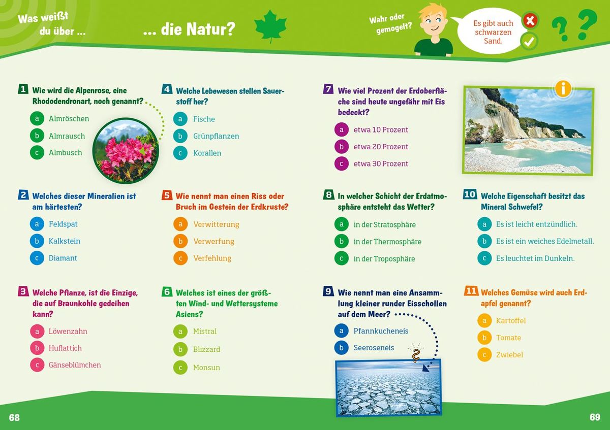 Weitere Ansicht: BOOKii® WAS IST WAS Das geniale Quiz!? | Carolin Langbein