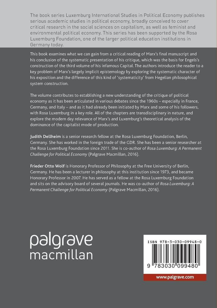 Weitere Ansicht: The Unfinished System of Karl Marx