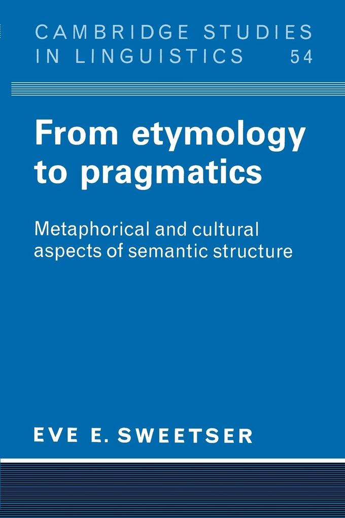 From Etymology to Pragmatics als Taschenbuch