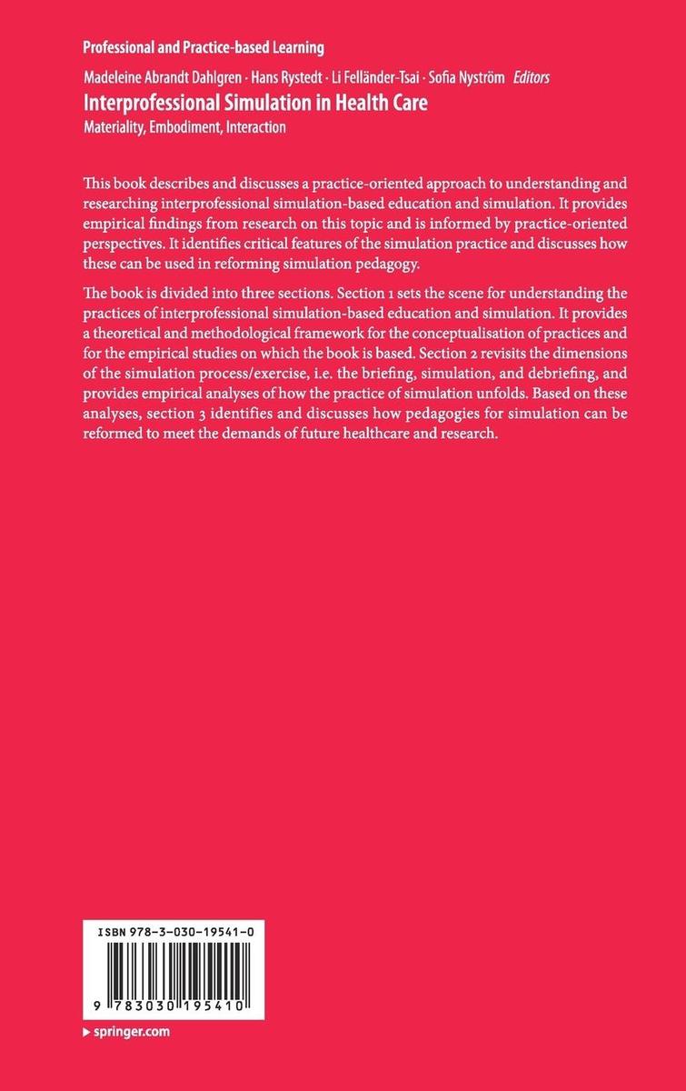 Weitere Ansicht: Interprofessional Simulation in Health Care