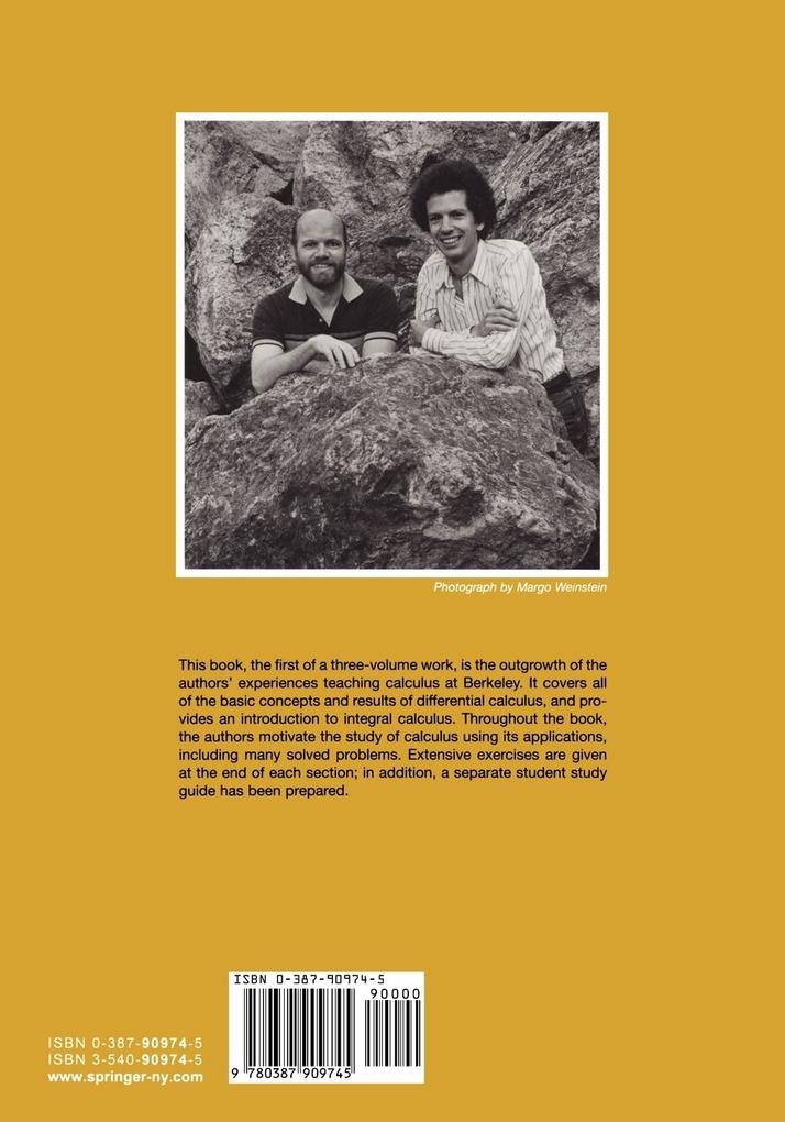Weitere Ansicht: Calculus I | Jerrold Marsden, Alan Weinstein