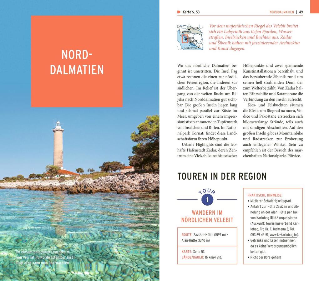 Weitere Ansicht: POLYGLOTT on tour Reiseführer Dalmatien Kroatische Küste | Daniela Schetar, Friedrich Köthe