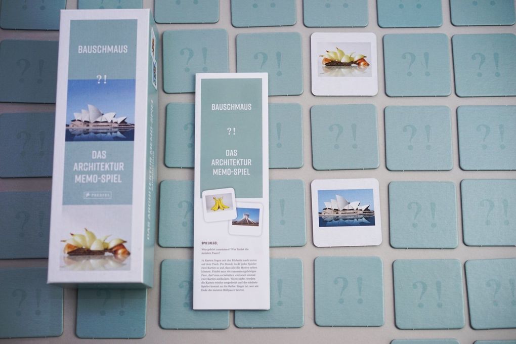 Weitere Ansicht: Bauschmaus - Das Architektur-Memo-Spiel (Spiel) | Katharina Empl, Marie-Jeannine Félix, Maximilian Huber, Susanne Huber, Andreas Wittmann