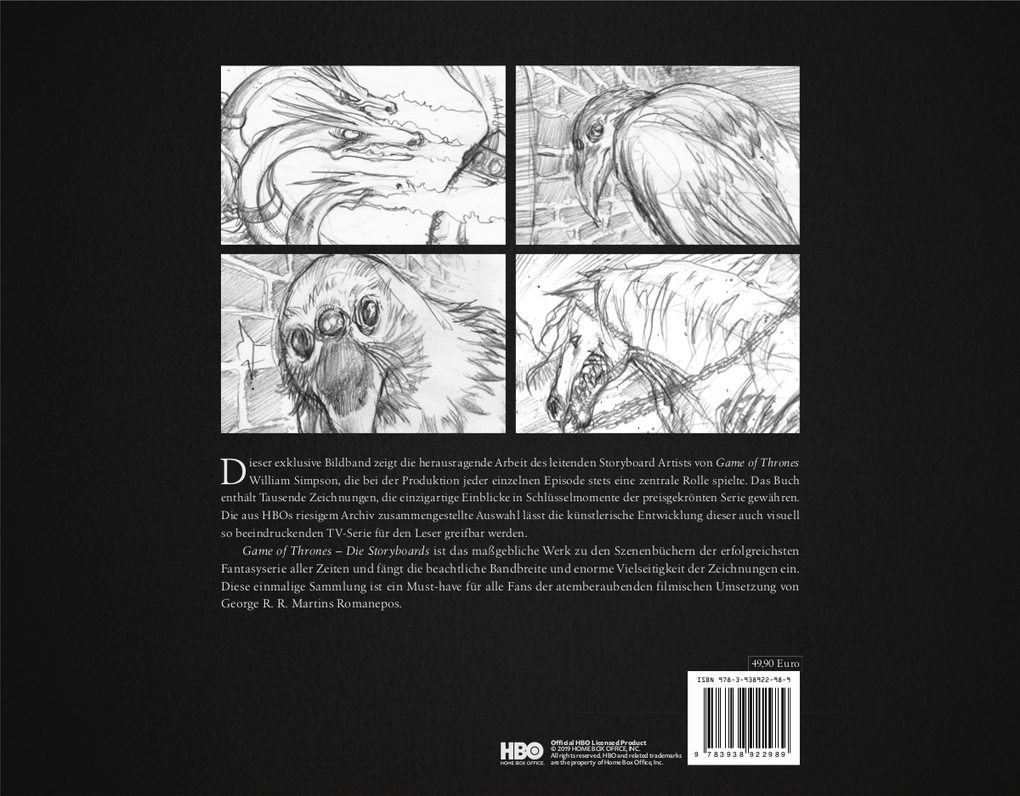 Weitere Ansicht: Game of Thrones - Die Storyboards | Michael Kogge