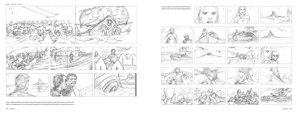 Weitere Ansicht: Game of Thrones - Die Storyboards | Michael Kogge