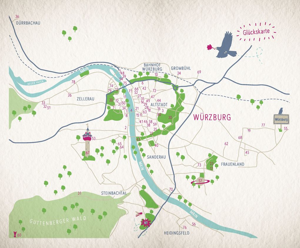 Weitere Ansicht: Glücksorte in Würzburg | Dagmar Wolf