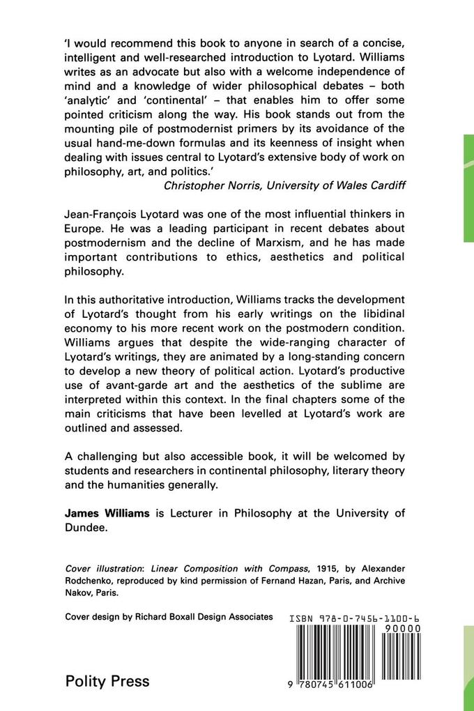 Weitere Ansicht: Lyotard | James D Williams