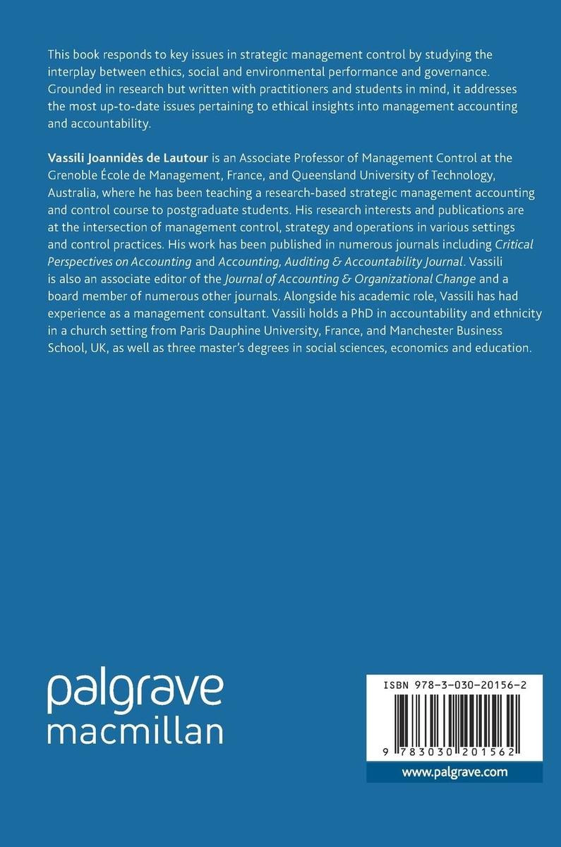 Weitere Ansicht: Strategic Management Accounting, Volume III | Vassili Joannidès de Lautour