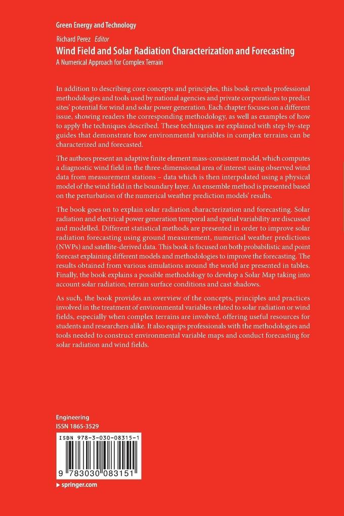 Weitere Ansicht: Wind Field and Solar Radiation Characterization and Forecasting