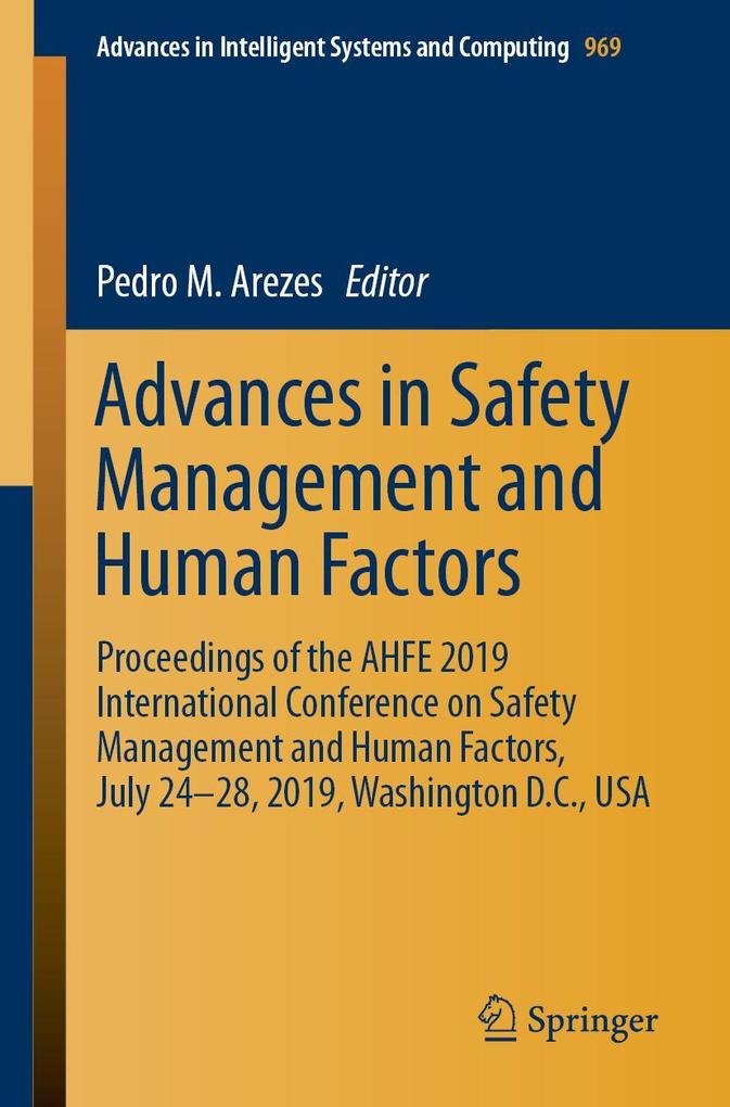 Produktbild: Advances in Safety Management and Human Factors