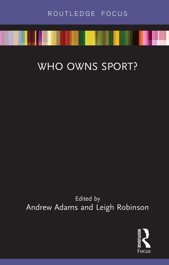 Produktbild: Who Owns Sport?
