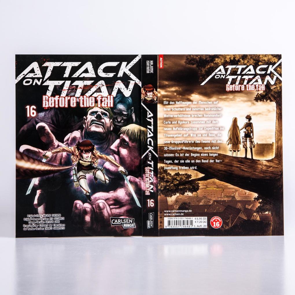 Weitere Ansicht: Attack on Titan - Before the Fall 16 | Hajime Isayama, Ryo Suzukaze