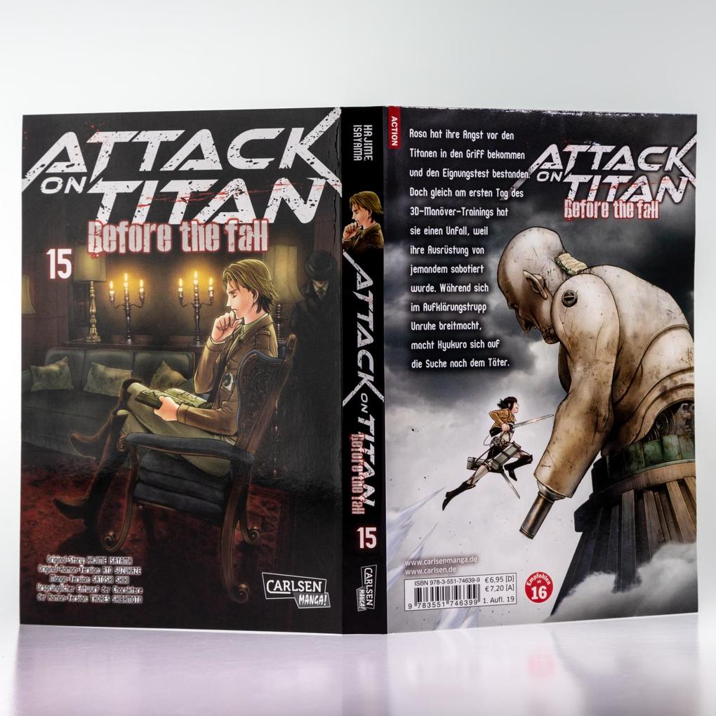 Weitere Ansicht: Attack on Titan - Before the Fall 15 | Hajime Isayama, Ryo Suzukaze