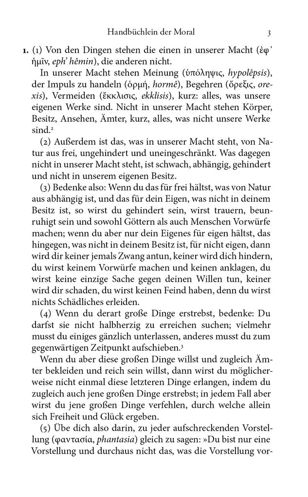 Weitere Ansicht: Handbüchlein der Moral und Unterredungen | Epiktet
