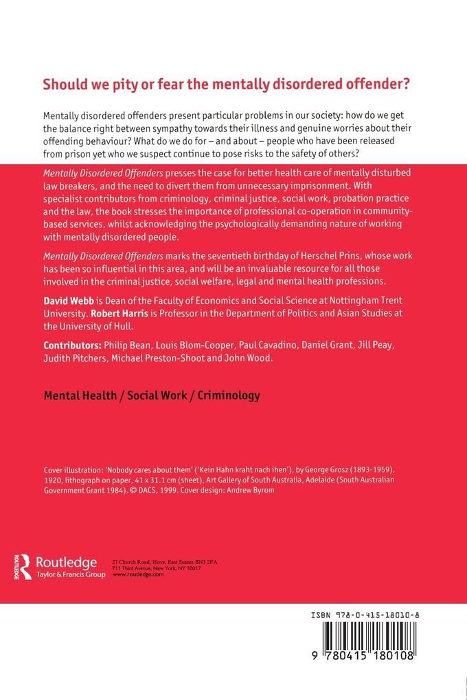 Weitere Ansicht: Mentally Disordered Offenders