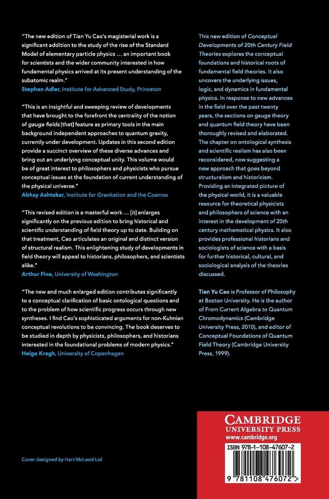 Weitere Ansicht: Conceptual Developments of 20th Century Field Theories | Tian Yu Cao