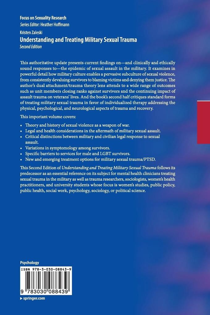 Weitere Ansicht: Understanding and Treating Military Sexual Trauma | Kristen Zaleski