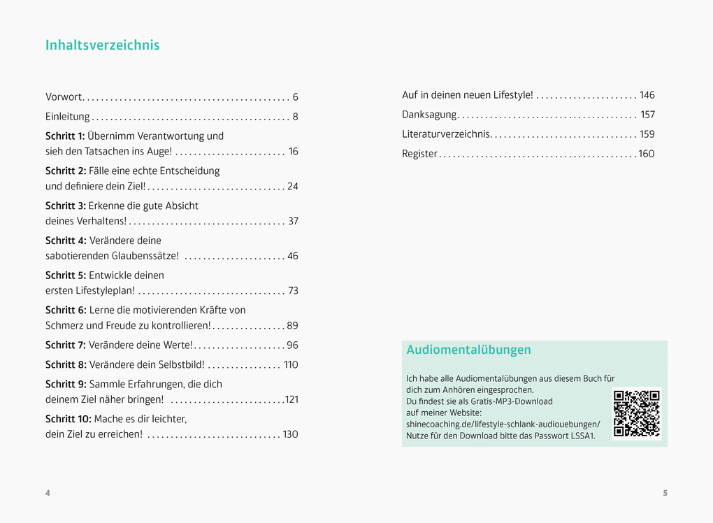Weitere Ansicht: Lifestyle Schlank! Selbstcoaching statt Diät mit Coaching- und Audioübungen. | Julia Sahm