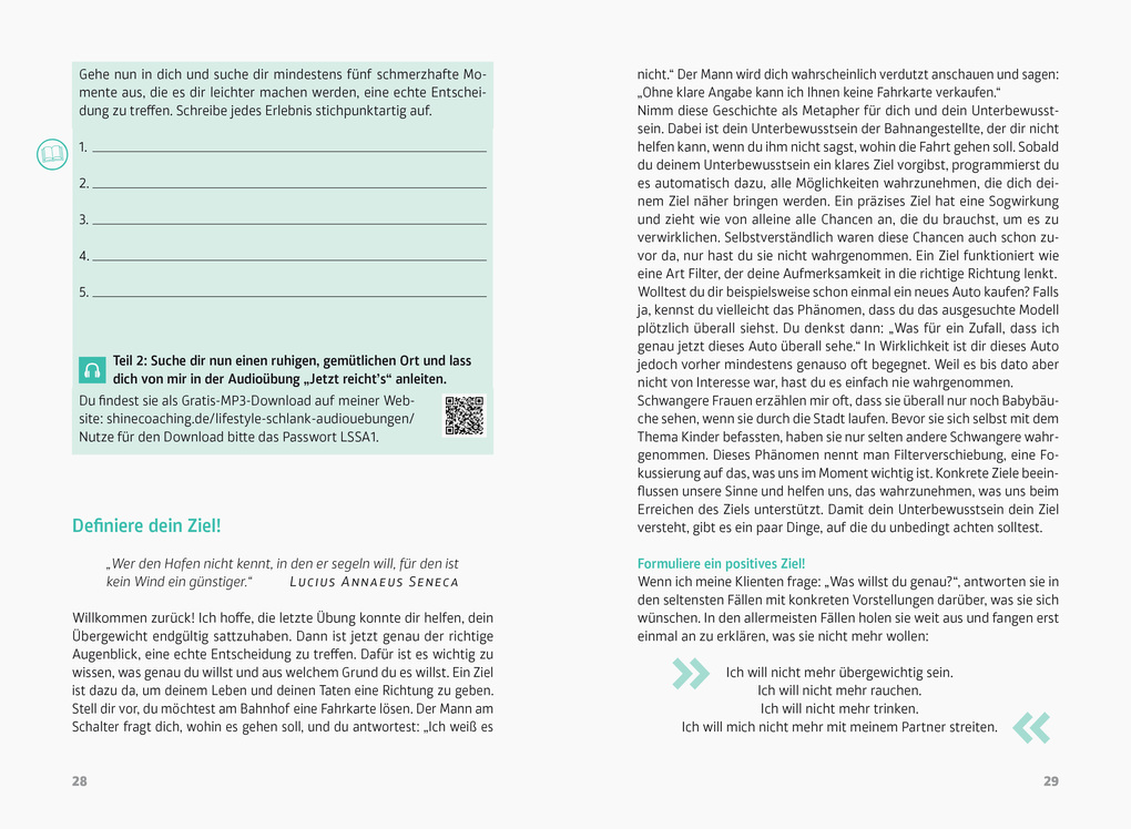 Weitere Ansicht: Lifestyle Schlank! Selbstcoaching statt Diät mit Coaching- und Audioübungen. | Julia Sahm