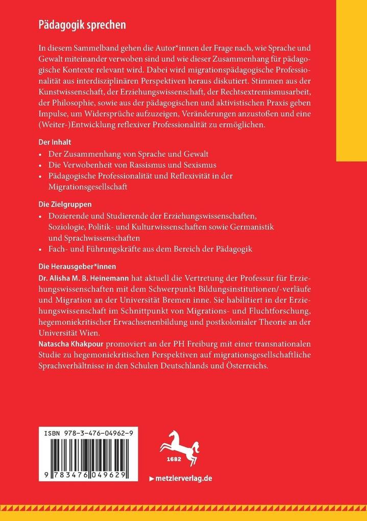 Weitere Ansicht: Pädagogik sprechen