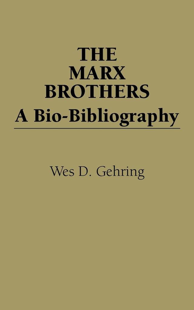 The Marx Brothers als Buch (gebunden)