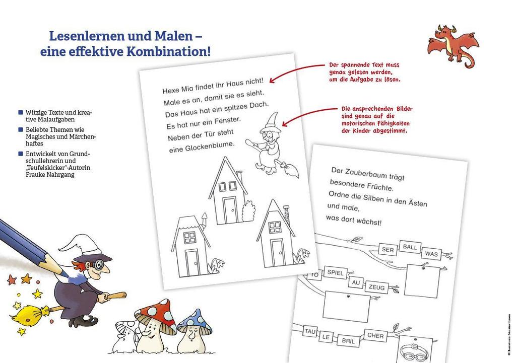 Weitere Ansicht: Duden Leseprofi - Mal- und Lernspaß für Erstleser. Endlich Schule! | Frauke Nahrgang