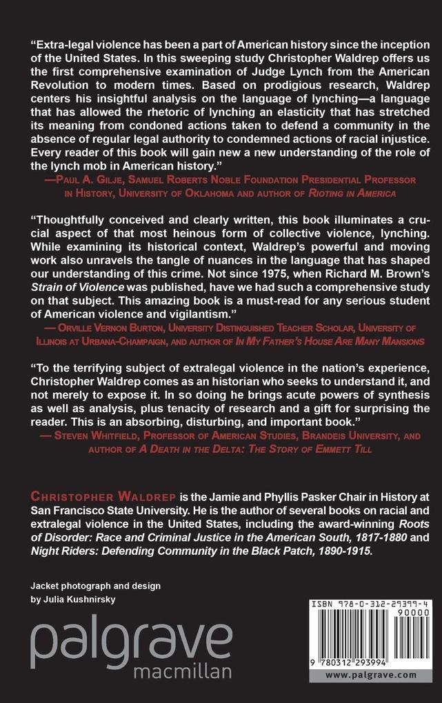 Weitere Ansicht: The Many Faces of Judge Lynch | C. Waldrep