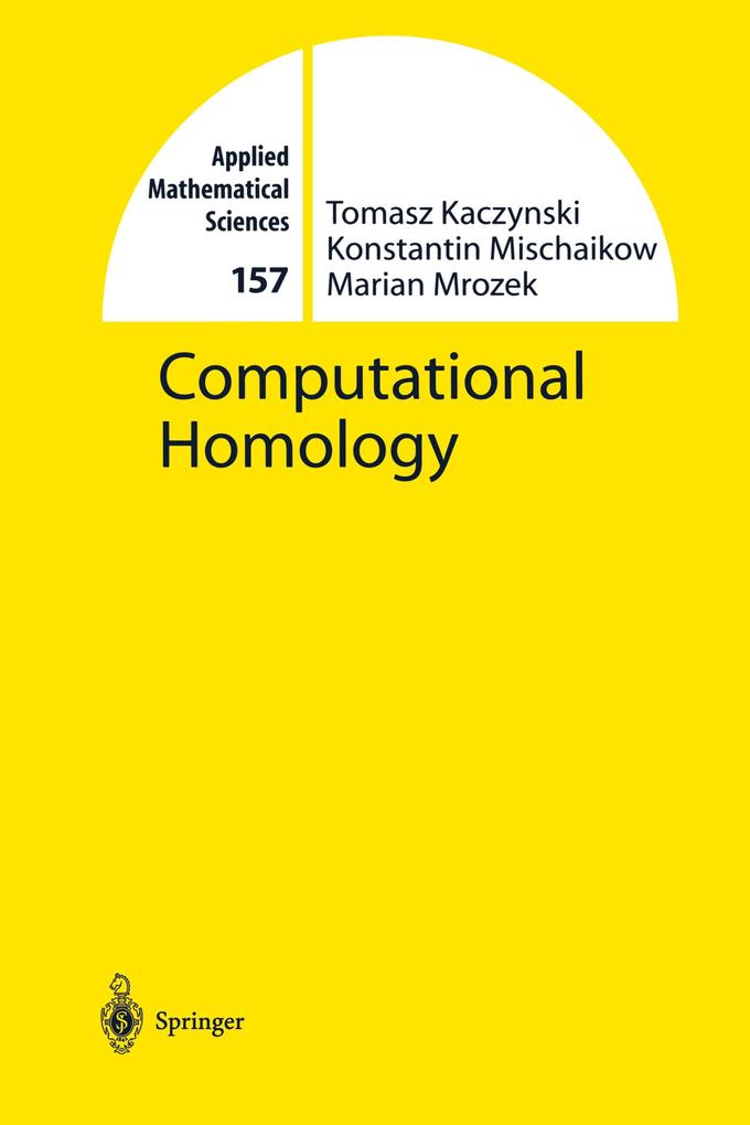 Produktbild: Computational Homology | Tomasz Kaczynski, Konstantin Mischaikow, Marian Mrozek