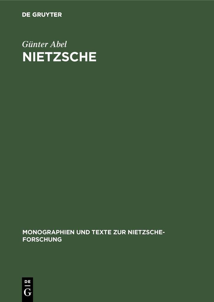 Produktbild: Nietzsche | Günter Abel
