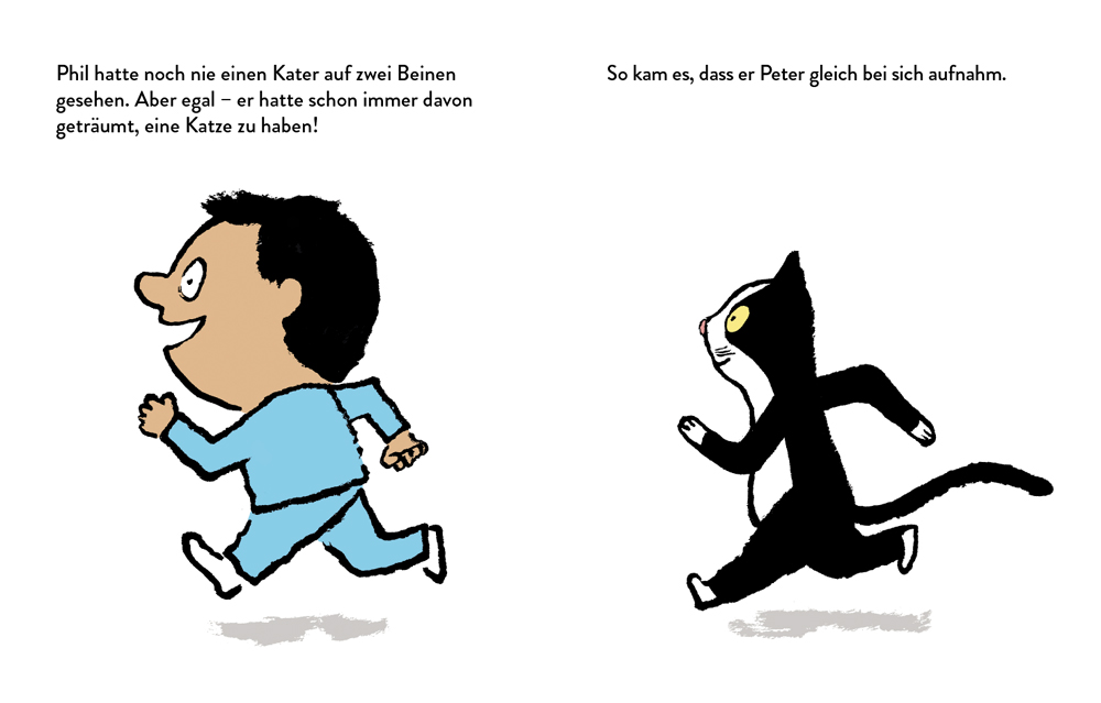 Weitere Ansicht: Peter - Kater auf zwei Beinen | Nadine Robert