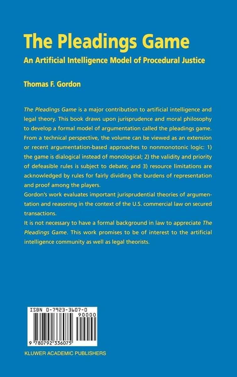 Weitere Ansicht: The Pleadings Game | Thomas F. Gordon
