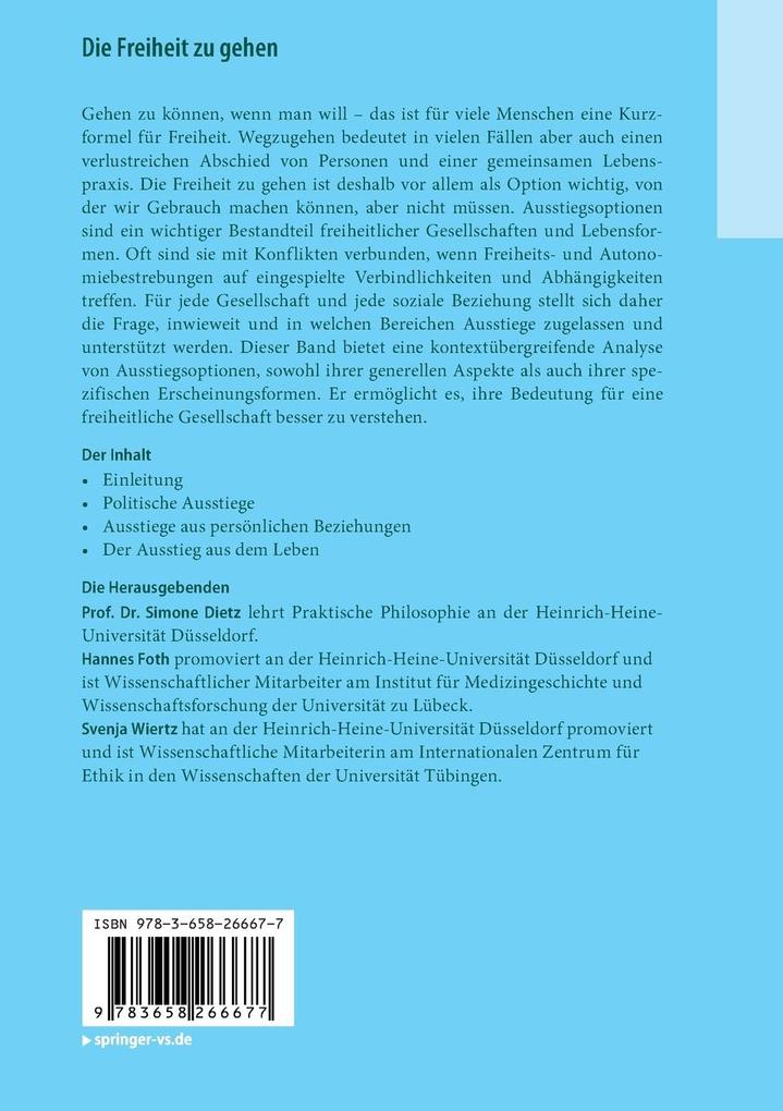 Weitere Ansicht: Die Freiheit zu gehen