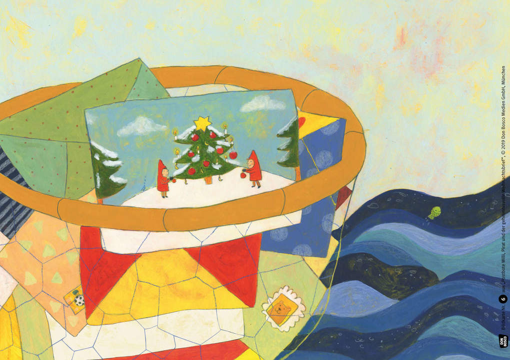 Weitere Ansicht: Postbote Willi, Pirat und der geheimnisvolle Weihnachtsbrief. Adventskalender. | Susanne Brandt