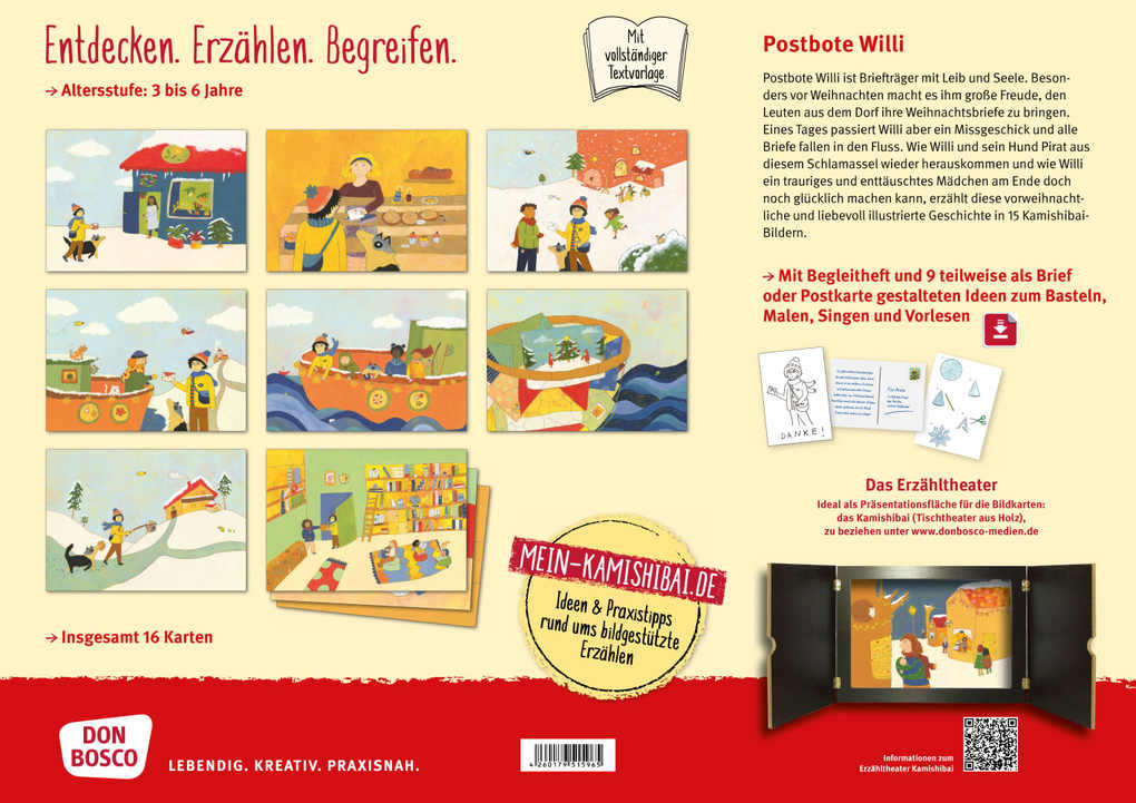 Weitere Ansicht: Postbote Willi, Pirat und der geheimnisvolle Weihnachtsbrief. Adventskalender. | Susanne Brandt