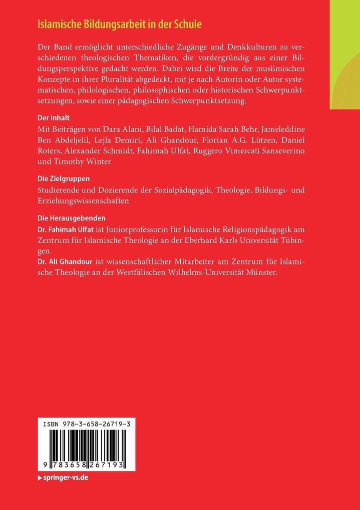 Weitere Ansicht: Islamische Bildungsarbeit in der Schule