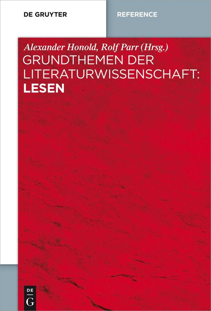 Produktbild: Grundthemen der Literaturwissenschaft: Lesen