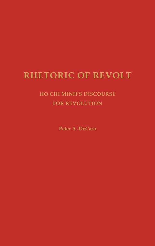Rhetoric of Revolt als Buch (gebunden)