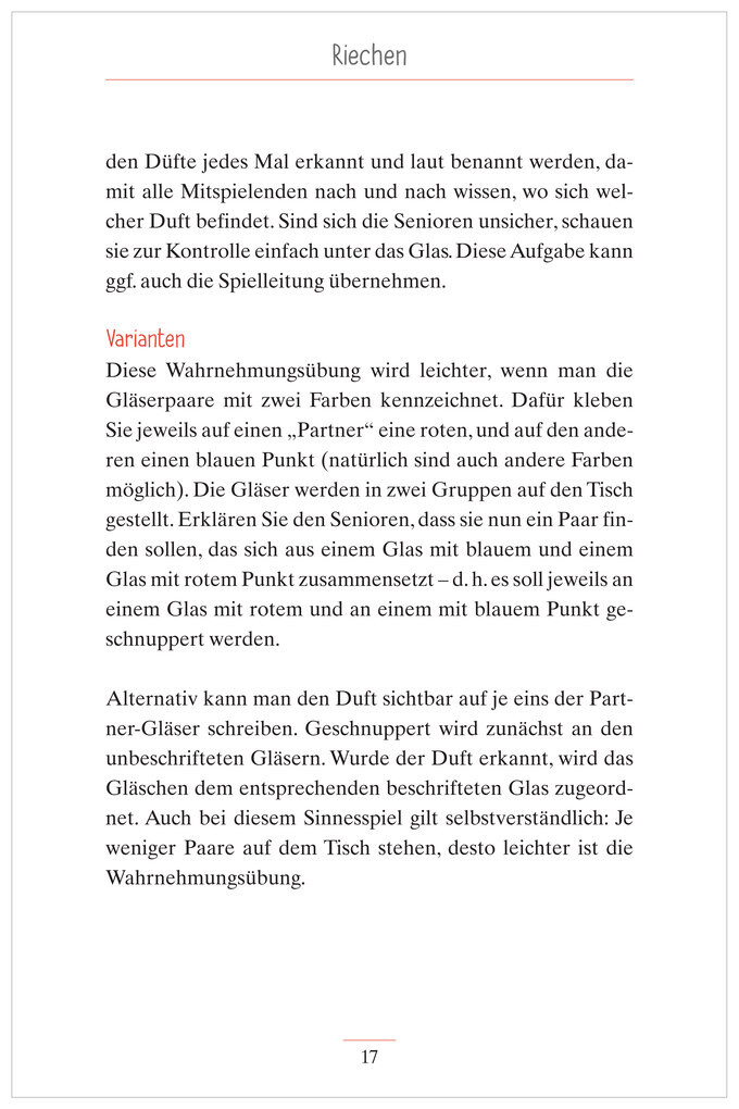 Weitere Ansicht: Wahrnehmungsspiele für alle Sinne | Natali Mallek, Annika Schneider