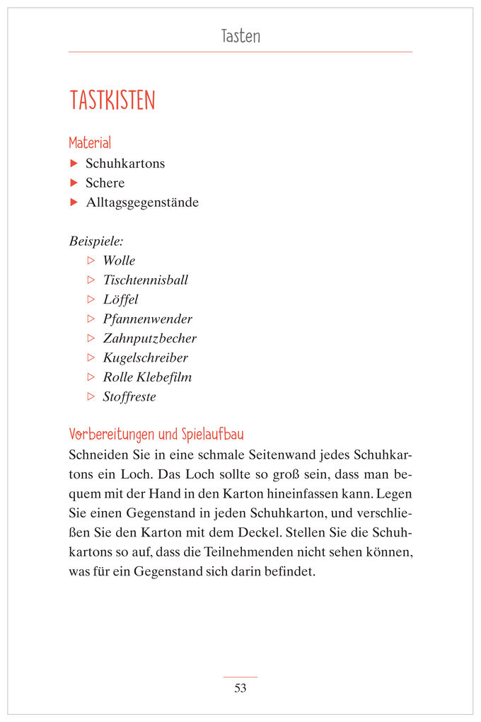 Weitere Ansicht: Wahrnehmungsspiele für alle Sinne | Natali Mallek, Annika Schneider