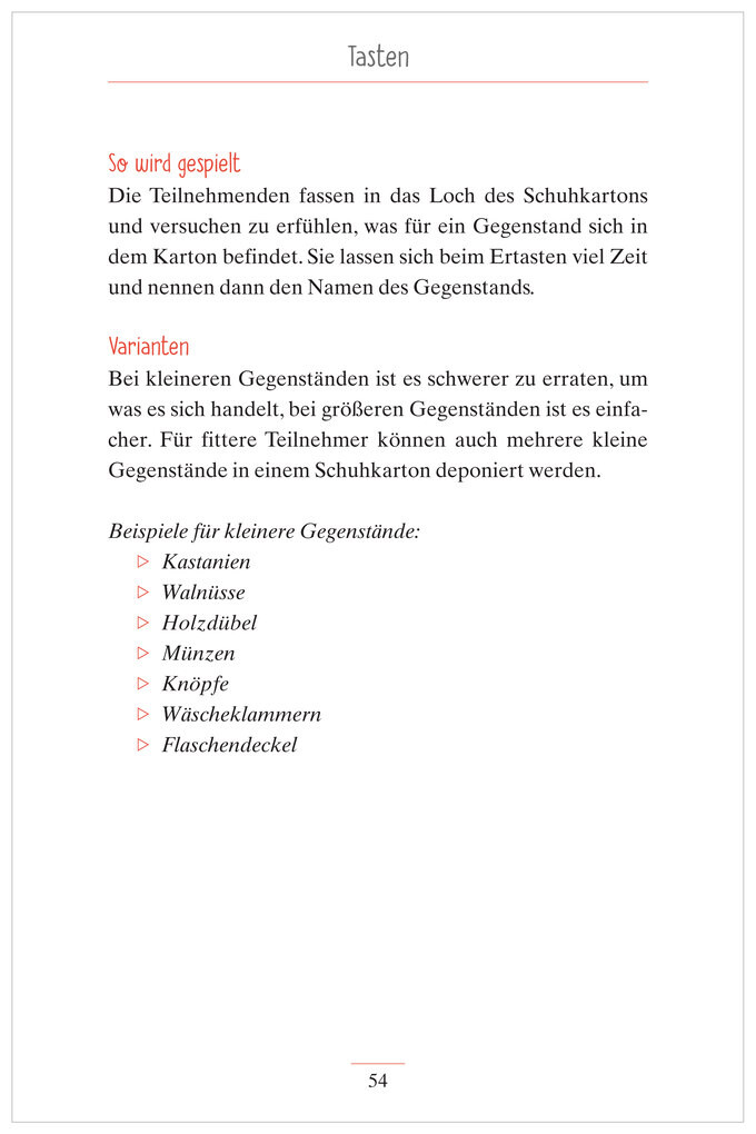Weitere Ansicht: Wahrnehmungsspiele für alle Sinne | Natali Mallek, Annika Schneider