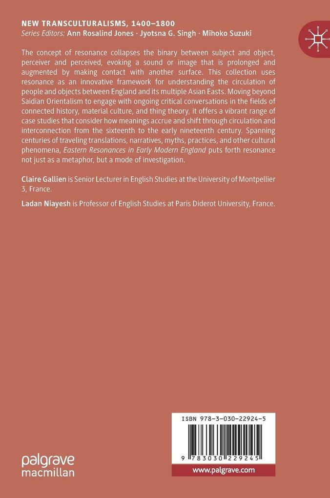 Weitere Ansicht: Eastern Resonances in Early Modern England