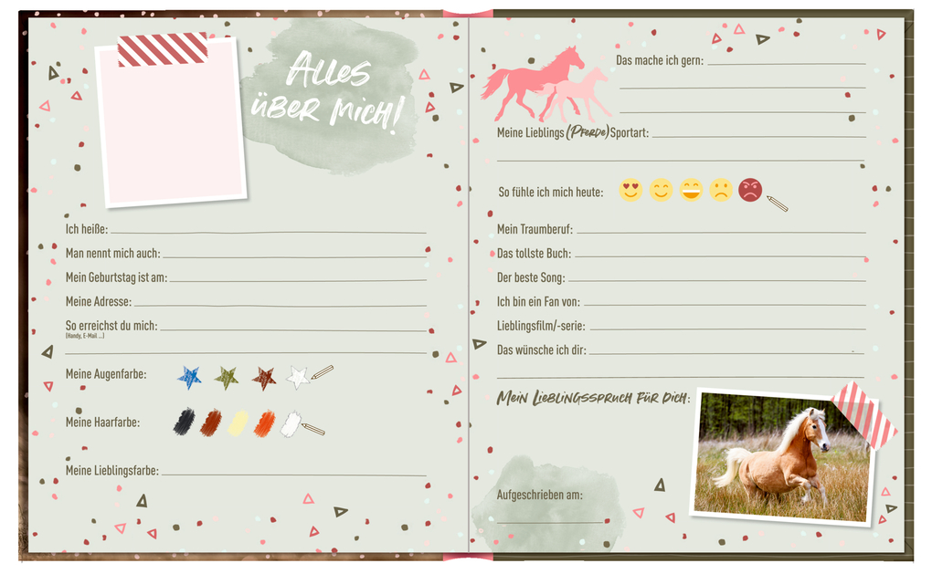 Weitere Ansicht: Freundebuch - I LOVE HORSES - Beste Freunde
