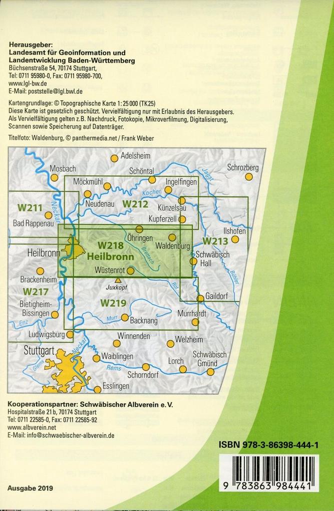 Weitere Ansicht: Heilbronn 1:25 000