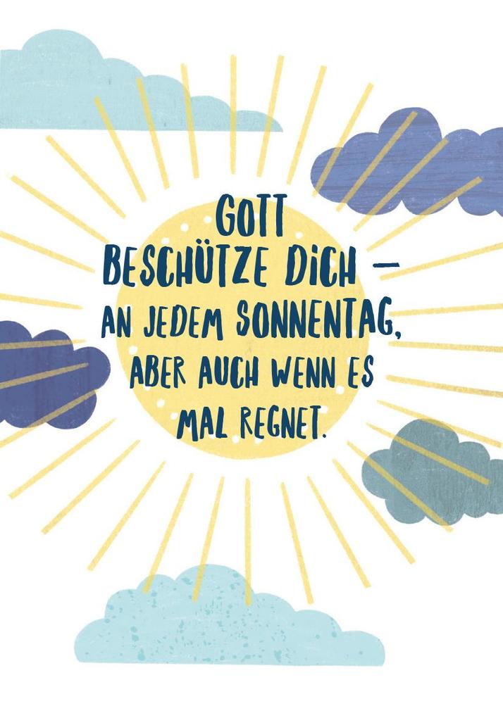 Weitere Ansicht: Segenskärtchen zur Kommunion