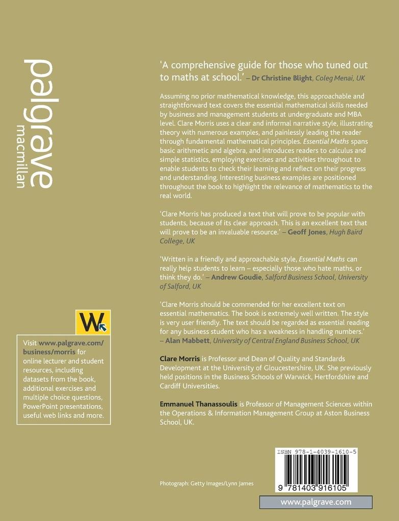 Weitere Ansicht: Essential Maths | Clare Morris